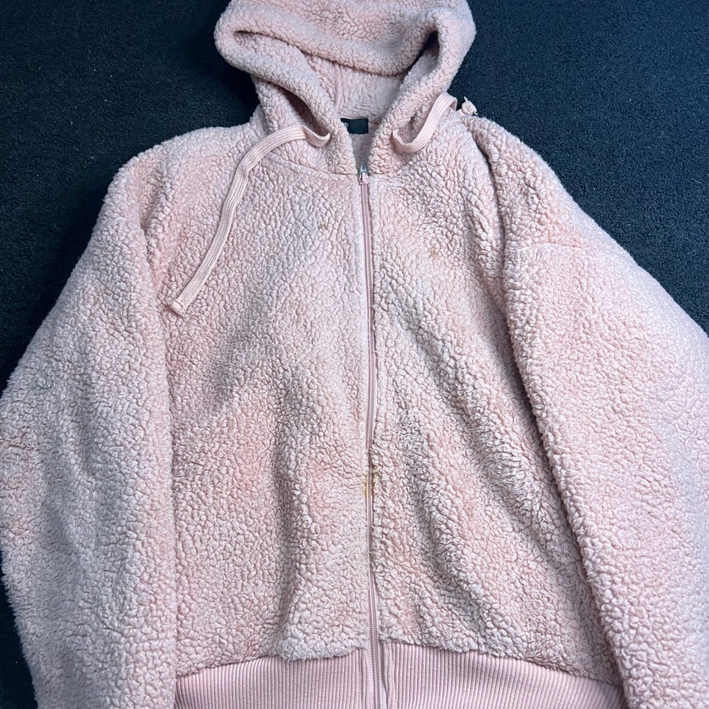Fluffy Zip Up Hoodie
